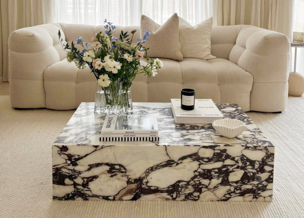 طاولة وسط Calacatta Viola Marble